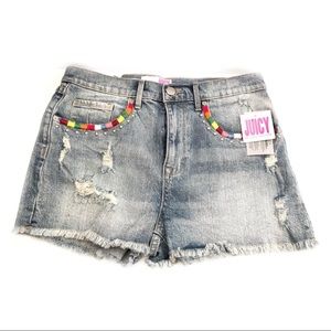 Juicy by juicy couture jean shorts
